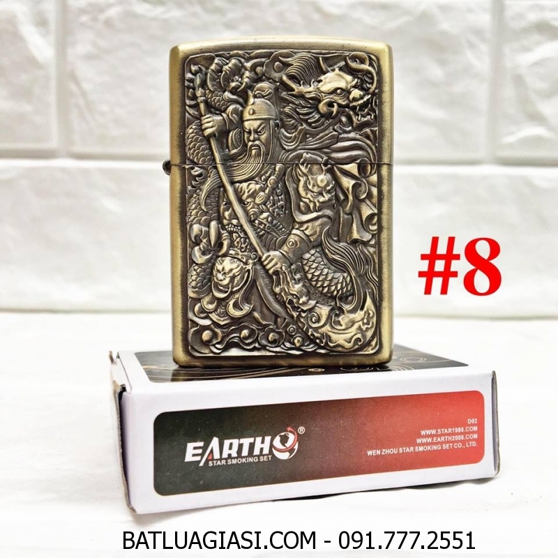 BẬT LỬA ZIPPO HÌNH NỔI #8 - (XÀI XĂNG)