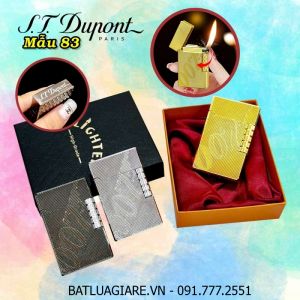 BẬT LỬA DUPONT ĐIỆP VIÊN 007 M-83 (S.T. DUPONT) (CÓ HỘP) - (XÀI GAS)
