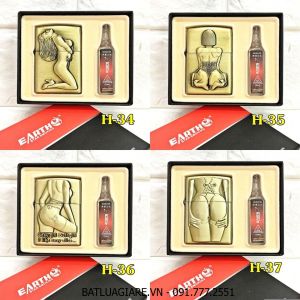 BẬT LỬA ZIPPO SEXY GIRL HÌNH NỔI CÁC KIỂU (CÓ HỘP VÀ XĂNG)