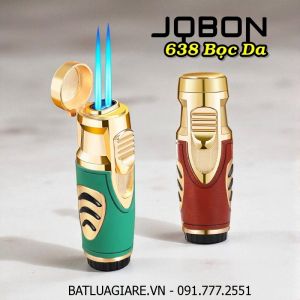 BẬT LỬA KHÈ 2 TIA BỌC DA JOBON 638 (BẬT LỬA KHÈ XÌ GÀ) - (XÀI GAS)
