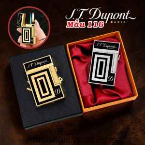 BẬT LỬA DUPONT 2 CHẾ ĐỘ LỬA CHỮ D M-116 (S.T. DUPONT) (CÓ HỘP) - (XÀI GAS)