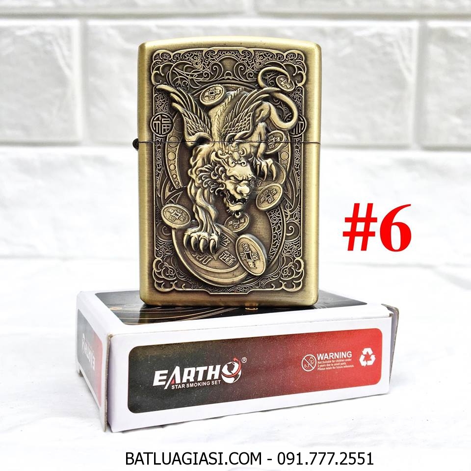 BẬT LỬA ZIPPO HÌNH NỔI #6 - (XÀI XĂNG)