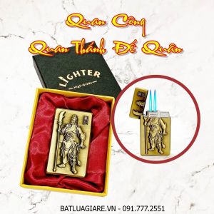 BẬT LỬA KHÈ 2 TIA HÌNH QUAN CÔNG (CÓ HỘP) - (XÀI GAS)