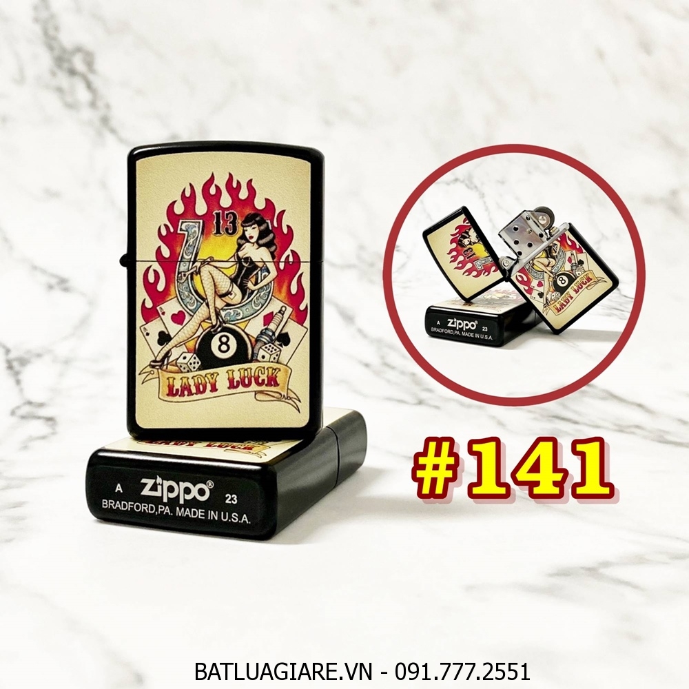 BẬT LỬA ZIPPO SƠN TĨNH ĐIỆN 2 MẶT KIỂU VINTAGE (CÓ MỘC ĐÁY) - (XÀI XĂNG) #141